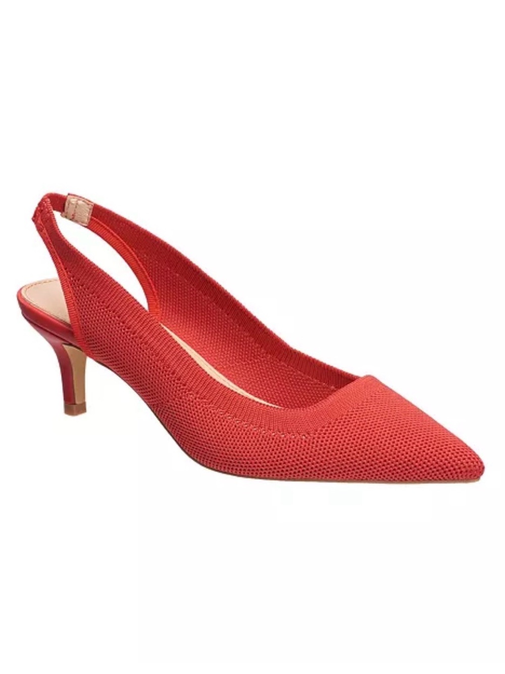 French Connection Viva Slingback Kitten Heel in Red Size 6.5